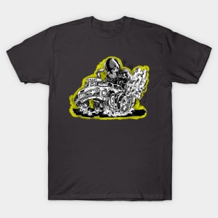 Hard Driving Hot Rodding Masked Man T-Shirt